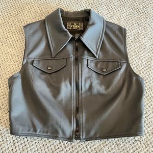 Authentic Fendi Roma Vest, size 38 black color